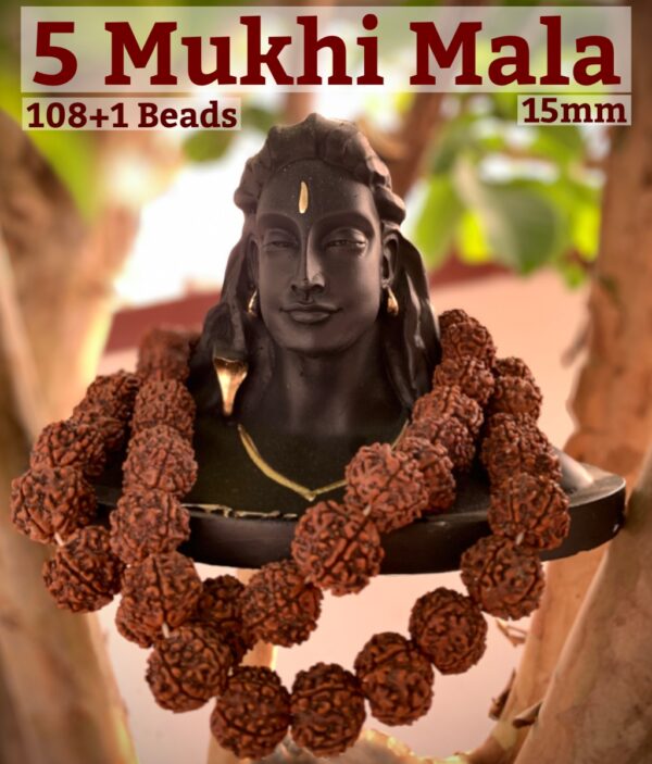 Panchmukhi 108+1 Beads Mala - Image 7