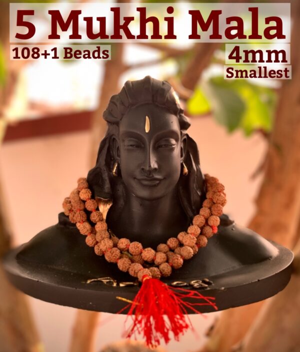 Panchmukhi 108+1 Beads Mala - Image 3